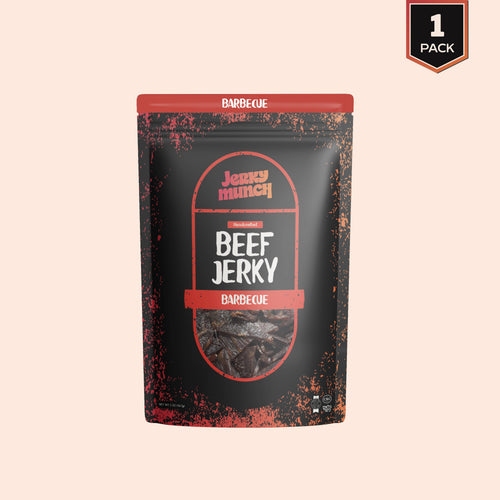 Jerky Munch kosher beef jerky Barbecue flavor bag
