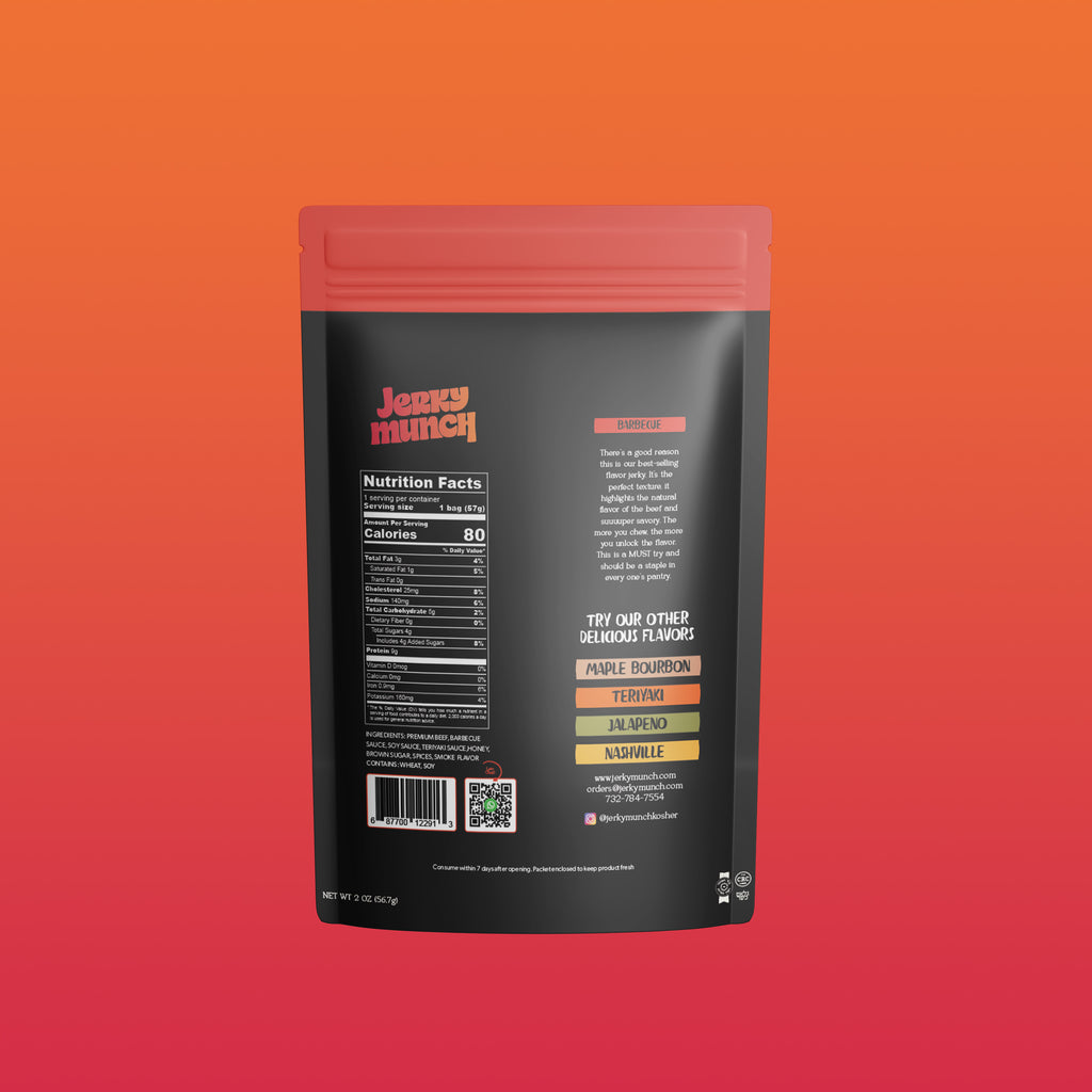 BARBECUE JERKY MUNCH BAG