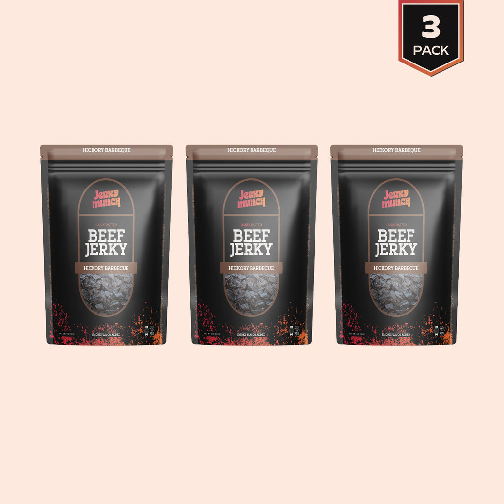 Jerky Munch Kosher Beef Jerky - Hickory Barbecue Flavor