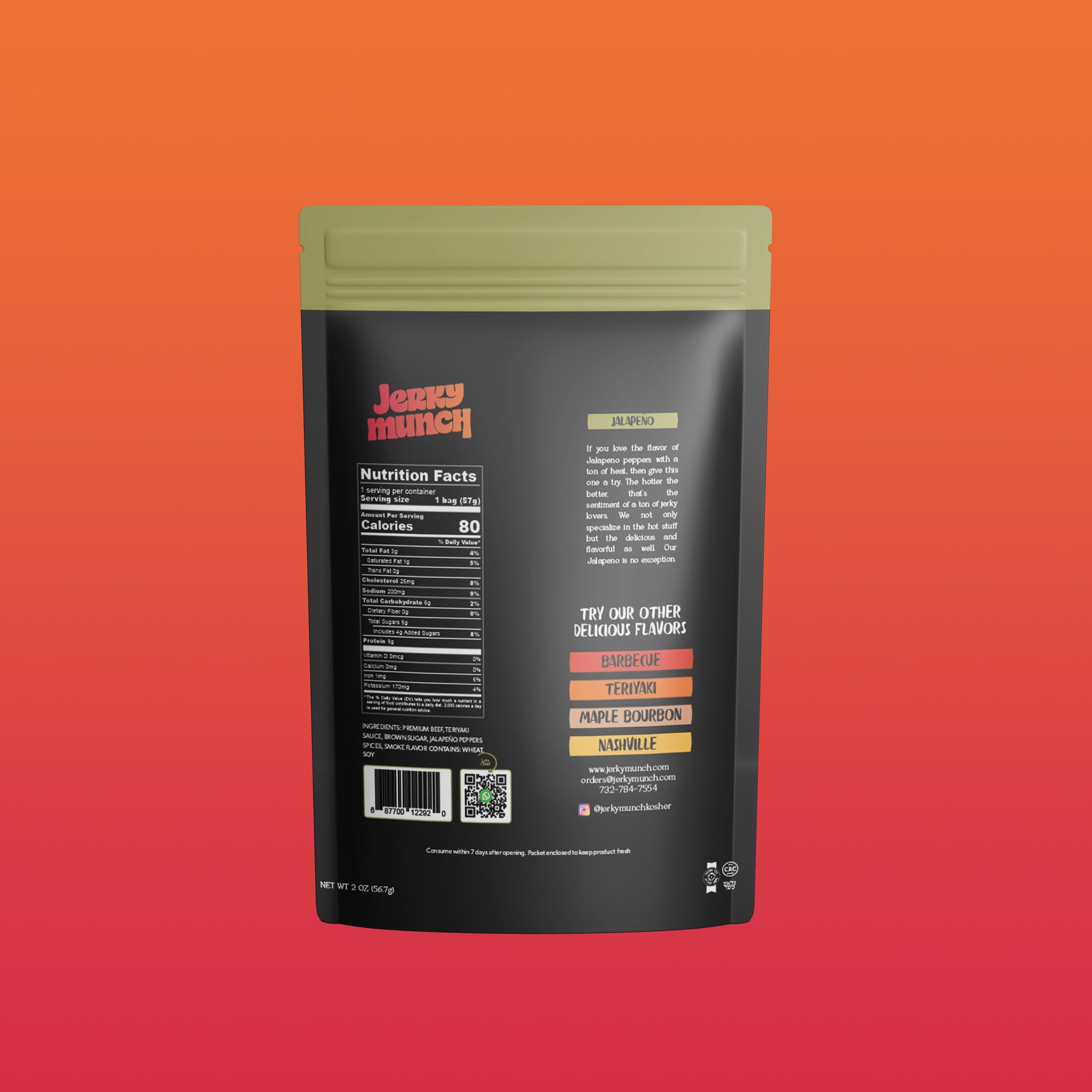 JALAPENO JERKY MUNCH BAG