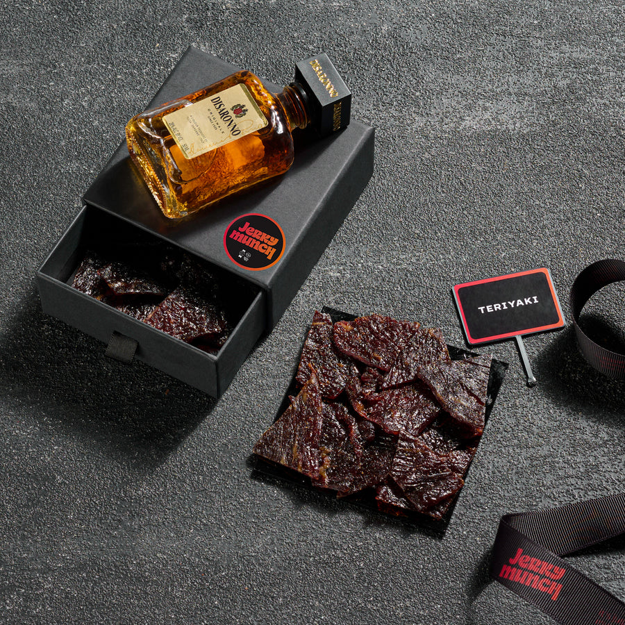Jerky Munch corporate gift box with kosher beef jerky