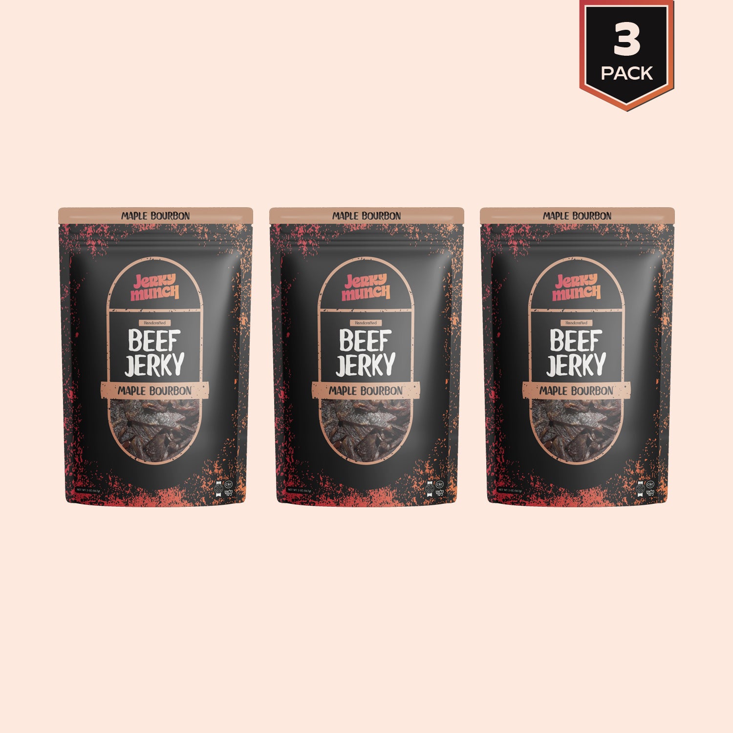 KOSHER BEEF JERKY MAPLE BOURBON