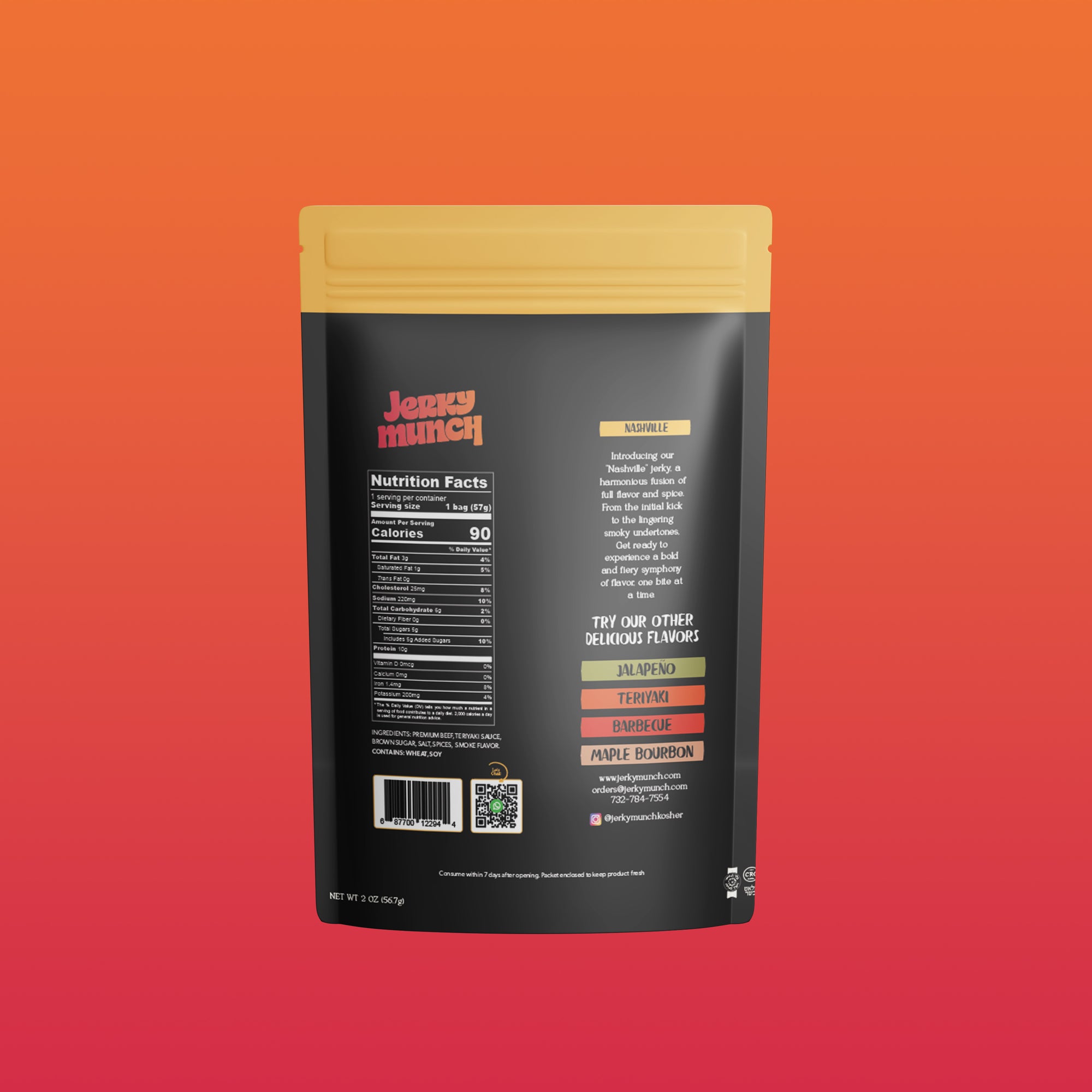 NASHVILLE JERKY MUNCH BAG