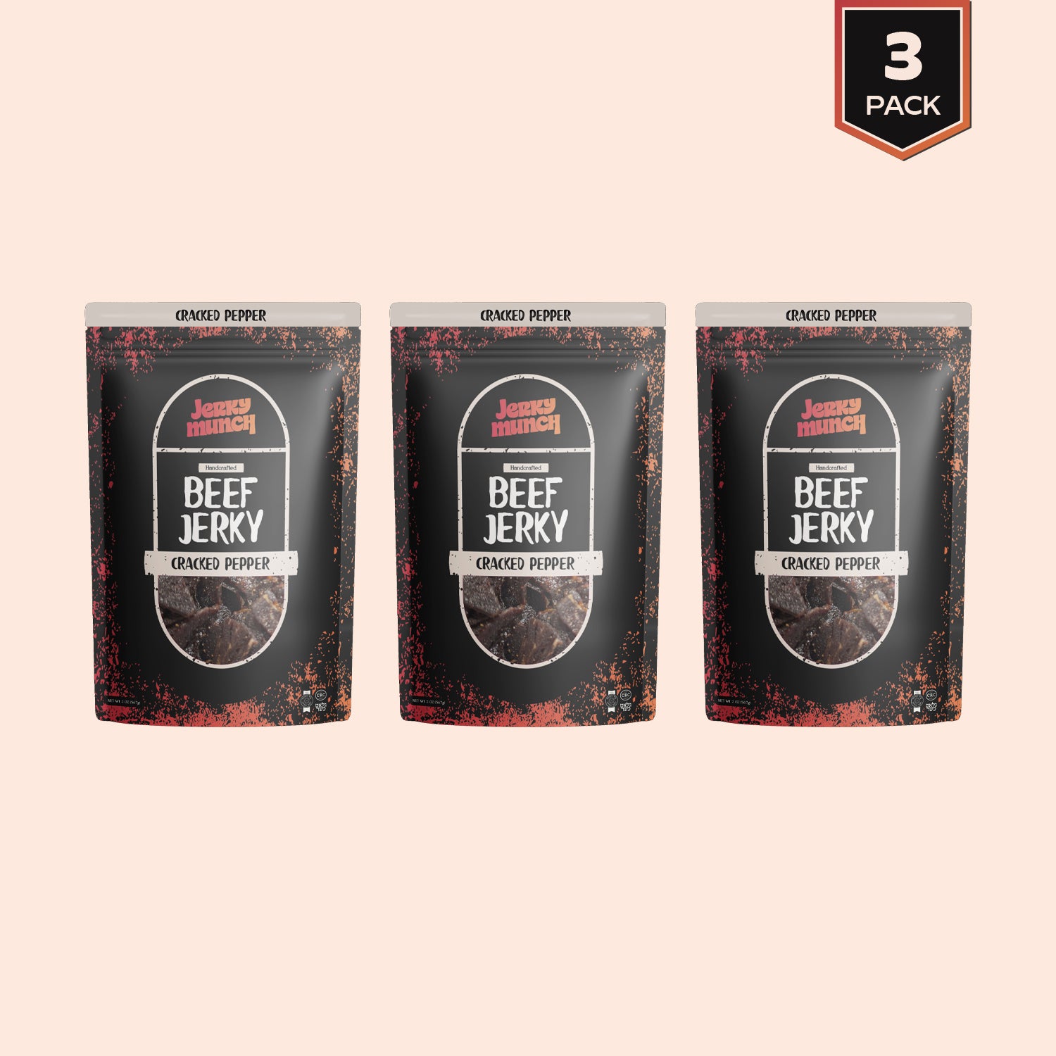 KOSHER BEEF JERKY CRACKED PEPPER