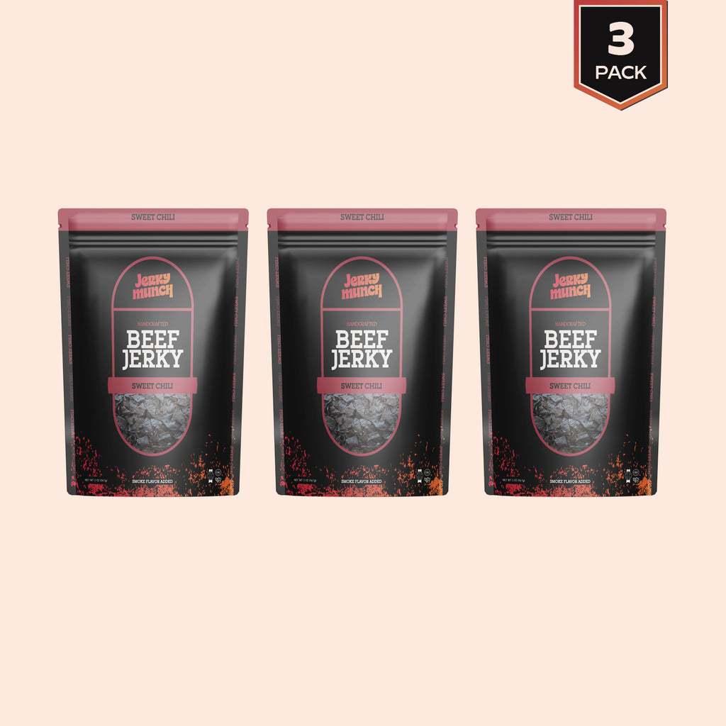 Jerky Munch Kosher Beef Jerky - Sweet Chili Flavor