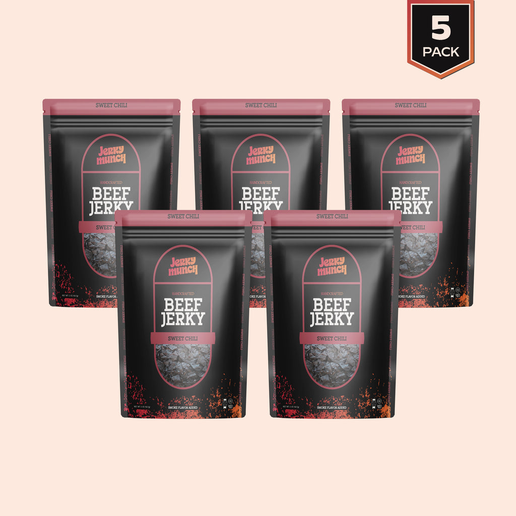 Jerky Munch Kosher Beef Jerky - Sweet Chili Flavor
