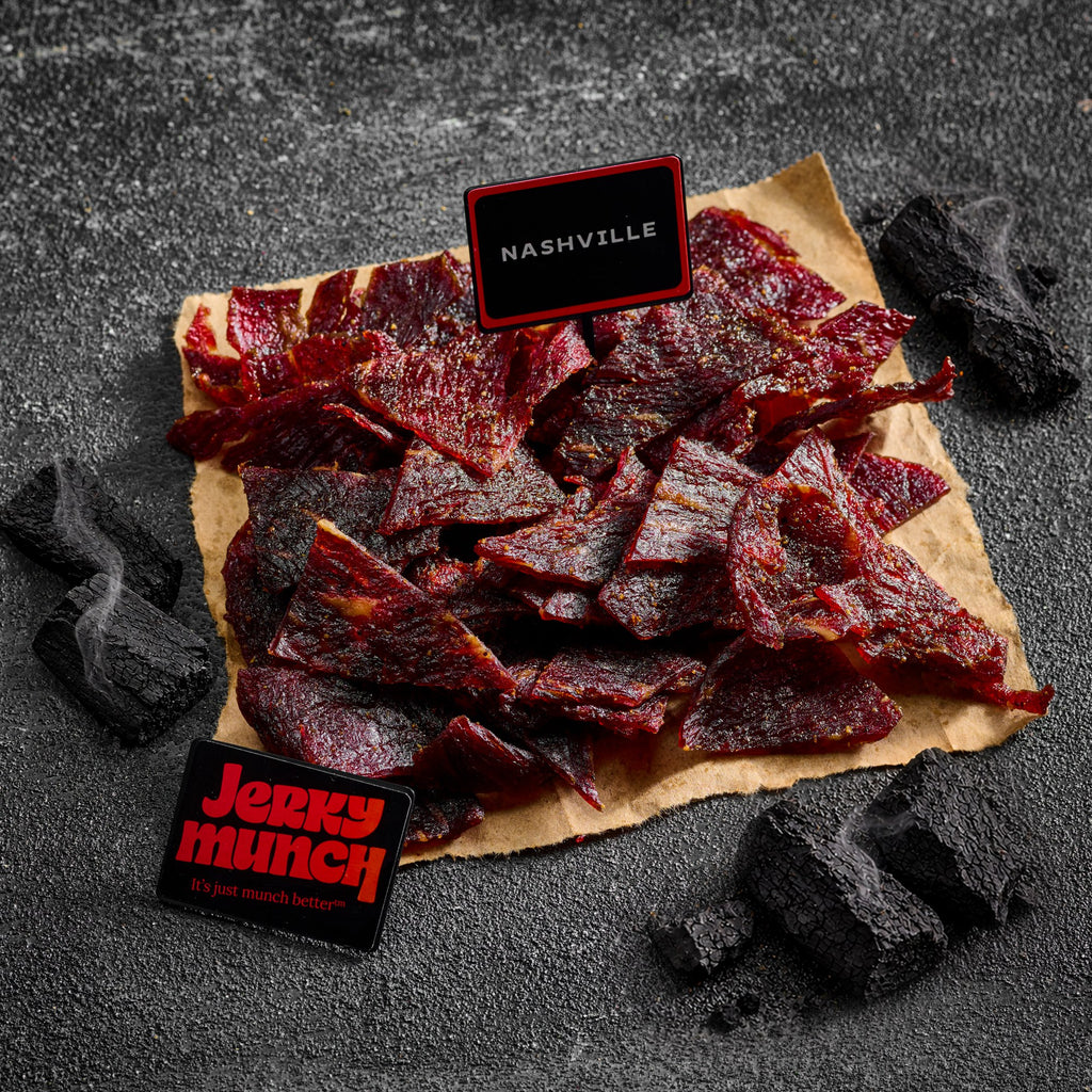 Jerky Munch kosher beef jerky, Smoky Nashville flavor